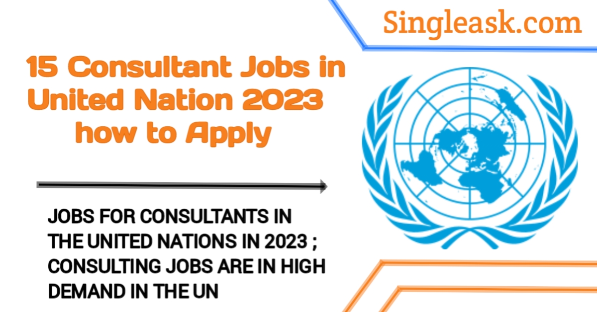 Consultant Jobs in United Nations 2023