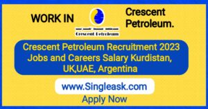 Crescent Petroleum Recruitment 